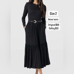 Elegant Black Maxi Dress